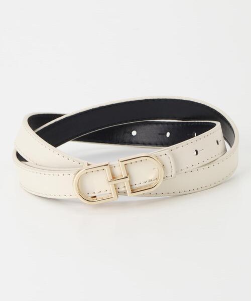 INGNI（イング）の「トップ式リバーシブルベルト（ベルト・レディース・アイボリー/ブラウン/ブラック・ONE SIZE）」の10枚目の写真