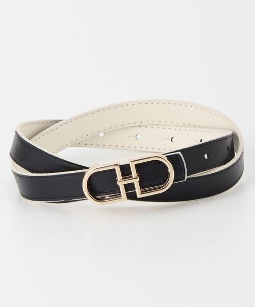 INGNI（イング）の「トップ式リバーシブルベルト（ベルト・レディース・アイボリー/ブラウン/ブラック・ONE SIZE）」の11枚目の写真