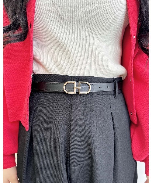 INGNI（イング）の「トップ式リバーシブルベルト（ベルト・レディース・アイボリー/ブラウン/ブラック・ONE SIZE）」の5枚目の写真