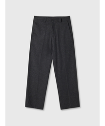 FRAGE（フラゲ）の「サイドフォールドウールスラックス - チャコール（スラックス）」