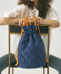 VLOT（ブロット）の「Quilted Drawstring Gym Sack [Navy]（スポーツグッズ）」