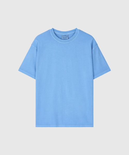 FAKE CAMPER（フェイクキャンパー）の「ベーシックピグメント半袖Tシャツ[スカイブルー]（Tシャツ/カットソー・メンズ・スカイブルー・SMALL/MEDIUM/LARGE/X-LARGE/XX-LARGE）」の5枚目の写真