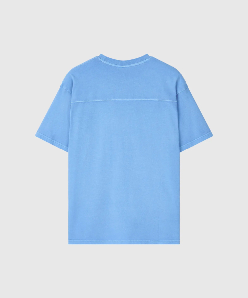 FAKE CAMPER（フェイクキャンパー）の「ベーシックピグメント半袖Tシャツ[スカイブルー]（Tシャツ/カットソー・メンズ・スカイブルー・SMALL/MEDIUM/LARGE/X-LARGE/XX-LARGE）」の4枚目の写真