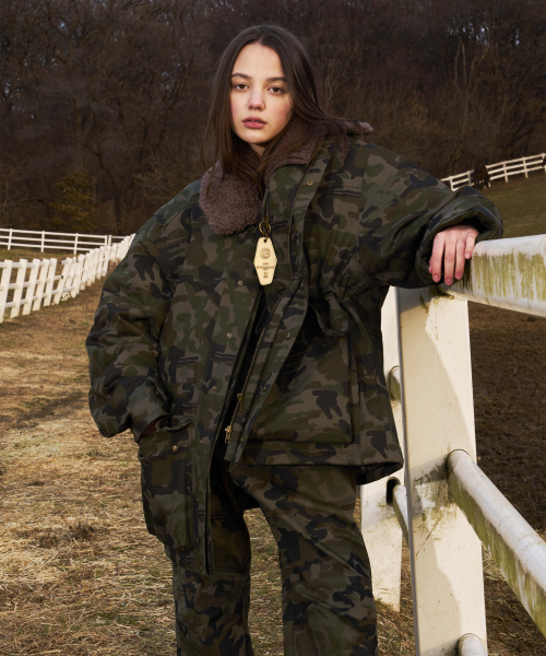 Shearling Work Coat_Camo