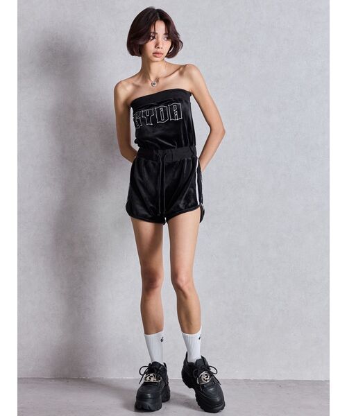 GYDA(ジェイダ)の「GD SOX(ソックス/靴下・レディース・オフホワイト/ブラック・FREE)」の4枚目の写真
