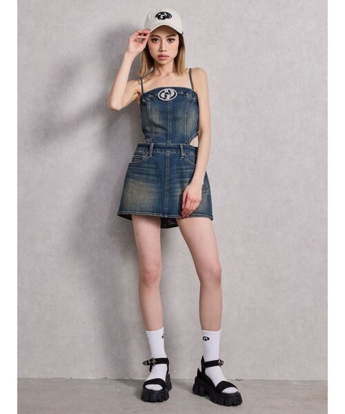 GYDA(ジェイダ)の「GD SOX(ソックス/靴下・レディース・オフホワイト/ブラック・FREE)」の6枚目の写真