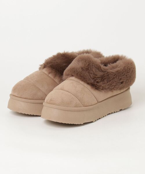 Dedes（デデス）の「Dedes 厚底ファーモックシューズ(6411)（ブーツ・レディース・ベージュ系その他/ブラック/ブラウン/グレー系その他・44/38/36/34/40/42）」の15枚目の写真