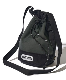 【OUTDOOR PRODUCTS / アウトドアプロダクツ】ドローストリングショルダーバッグ / 巾着バッグ
