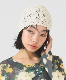 Ray BEAMS | フリル ハンド ニット帽(ニットキャップ/ビーニー)