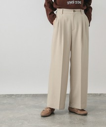 GLOBAL WORK | お手入れラクラクセットアップ/ワイドパンツ/611216(その他パンツ)