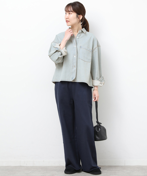 クロップドデニムシャツ（シャツ/ブラウス）｜JOURNAL STANDARD relume
