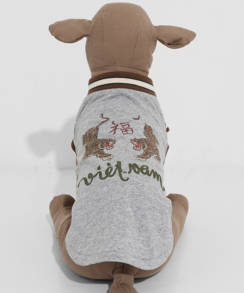 セール】【犬服・綿100%】DOGスーベニア刺繍スカT（ペットウェア