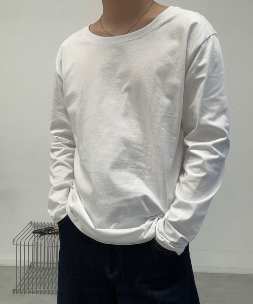 ユニセックス】カラーロングTシャツ 豊富なカラー展開で万能/シンプル