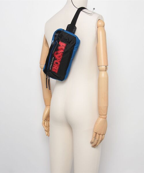 JANSPORT（ジャンスポーツ）の「【JANSPORT】JANSPORT X STRANGER THINGS WASHINGTON WAISTPACK SQUAWK RADIO - HAWKINS HITMAKER（ボディバッグ/ウエストポーチ・メンズ・ブルー系その他・FREE）」の5枚目の写真