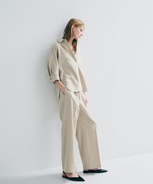 パンツ サスペンダー付き ワイドパンツ」に該当するレディース