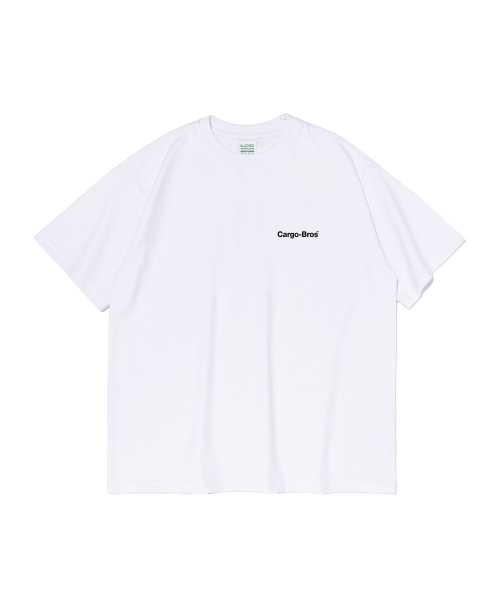 CARGOBROS(カーゴブロス)の「(ビッグサイズ) レタリングポイント半袖Tシャツ (ホワイト)(Tシャツ/カットソー・メンズ・その他・FREE)」の1枚目の写真