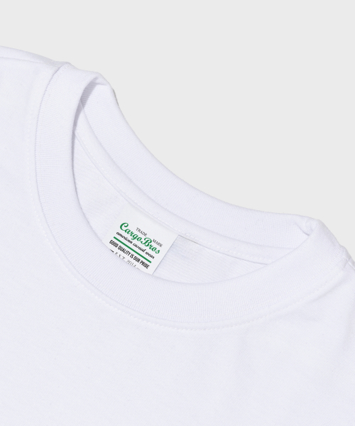 CARGOBROS(カーゴブロス)の「(ビッグサイズ) レタリングポイント半袖Tシャツ (ホワイト)(Tシャツ/カットソー・メンズ・その他・FREE)」の3枚目の写真
