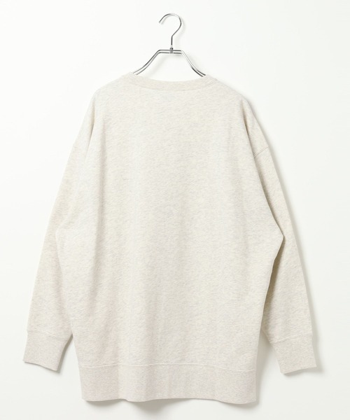 Champion（チャンピオン）の「【Champion(チャンピオン)】別注クルーネックチュニック（スウェット・レディース・ネイビー/ライトグレー・FREE）」の10枚目の写真