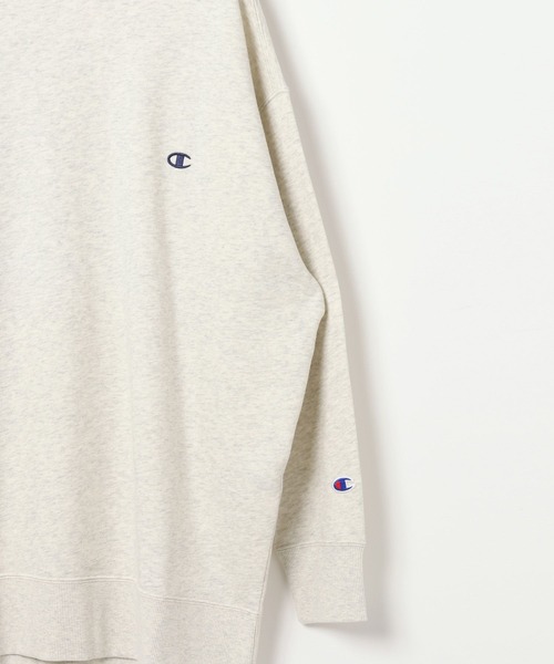 Champion（チャンピオン）の「【Champion(チャンピオン)】別注クルーネックチュニック（スウェット・レディース・ネイビー/ライトグレー・FREE）」の12枚目の写真