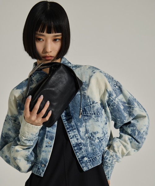 TOGA PULLA（トーガ　プルラ）の「【TOGA PULLA/トーガプルラ】Leather mini bag/レザーミニバッグ（ハンドバッグ・レディース・ブラック・FREE）」の5枚目の写真