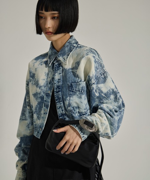 TOGA PULLA（トーガ　プルラ）の「【TOGA PULLA/トーガプルラ】Leather mini bag/レザーミニバッグ（ハンドバッグ・レディース・ブラック・FREE）」の6枚目の写真