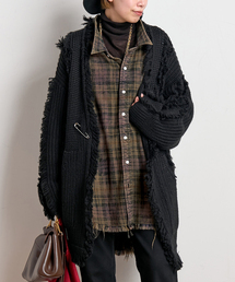 R13 | *【R13/アールサーティーン】FRINGE CARDIGAN(カーディガン/ボレロ)