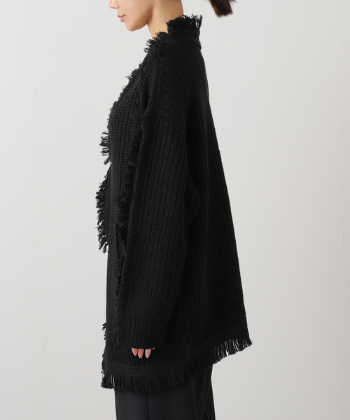 R13（アールサーティーン）の「*【R13/アールサーティーン】FRINGE CARDIGAN（カーディガン/ボレロ・レディース・ブラック・FREE）」の8枚目の写真