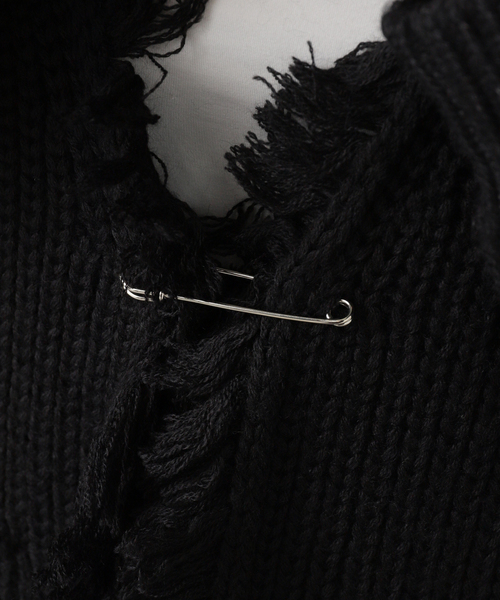 R13（アールサーティーン）の「*【R13/アールサーティーン】FRINGE CARDIGAN（カーディガン/ボレロ・レディース・ブラック・FREE）」の12枚目の写真