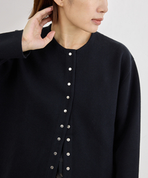 IENA | 《追加2》ダブルフェイススナップカーディガン(カーディガン/ボレロ)