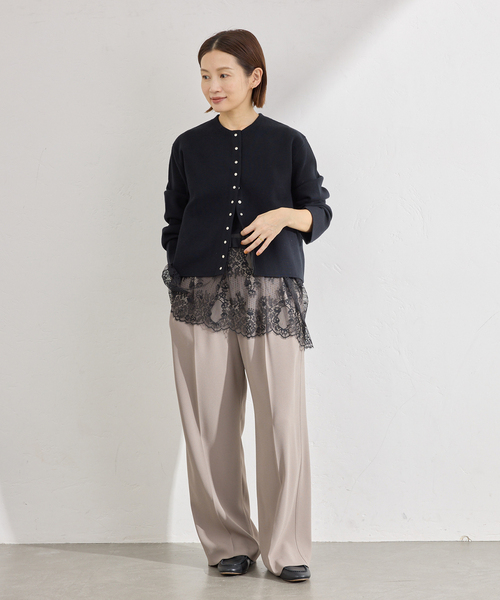 追加2》ダブルフェイススナップカーディガン（カーディガン/ボレロ