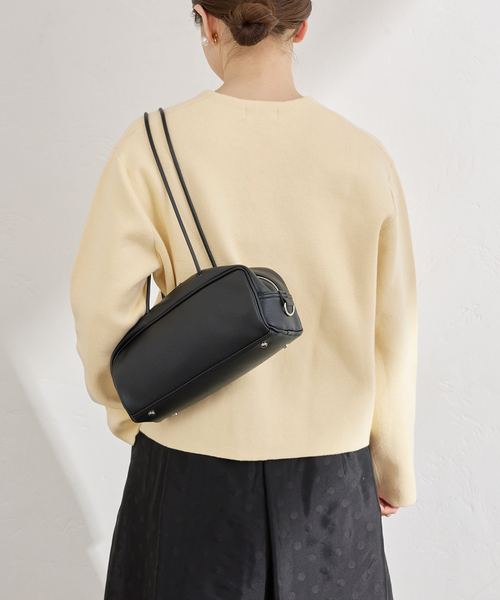 IENA（イエナ）の「《追加2》ダブルフェイススナップカーディガン（カーディガン/ボレロ・レディース・ブラック/キャメル/イエロー・FREE）」の9枚目の写真