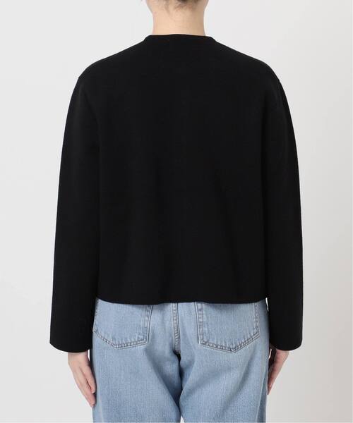 IENA（イエナ）の「《追加2》ダブルフェイススナップカーディガン（カーディガン/ボレロ・レディース・ブラック/キャメル/イエロー・FREE）」の15枚目の写真