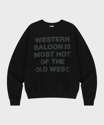 THEVINYLHOUSE（ザバイニルハウス）の「OLD WEST TYPO SWEATSHIRT BLACK（スウェット）」