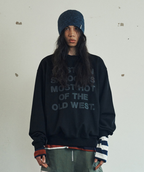 THEVINYLHOUSE（ザバイニルハウス）の「OLD WEST TYPO SWEATSHIRT BLACK（スウェット・メンズ・その他・M/L/S）」の3枚目の写真