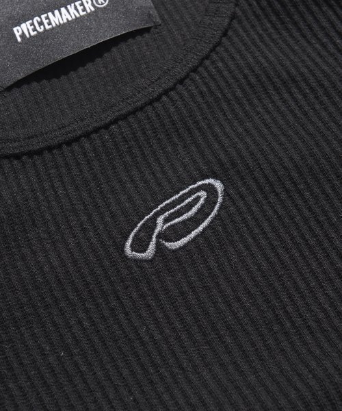 PIECEMAKER（ピースメーカー）の「TS KNIT SLEEVELESS LAYERED TEE (BLACK)（Tシャツ/カットソー・レディース・その他・FREE）」の5枚目の写真