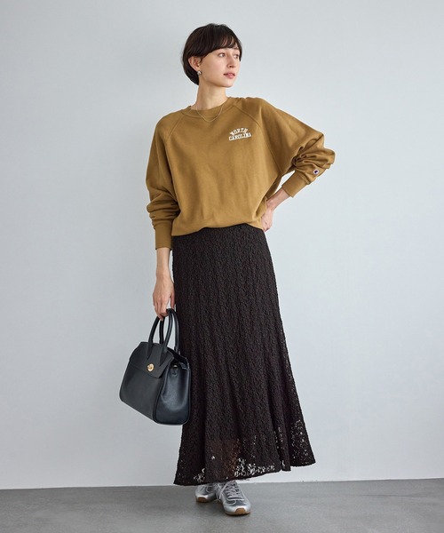 ROPE' PICNIC(ロペピクニック)の「レースマーメイドスカート(スカート・レディース・ブラック/ベージュ系その他4/キナリ・FREE)」の4枚目の写真