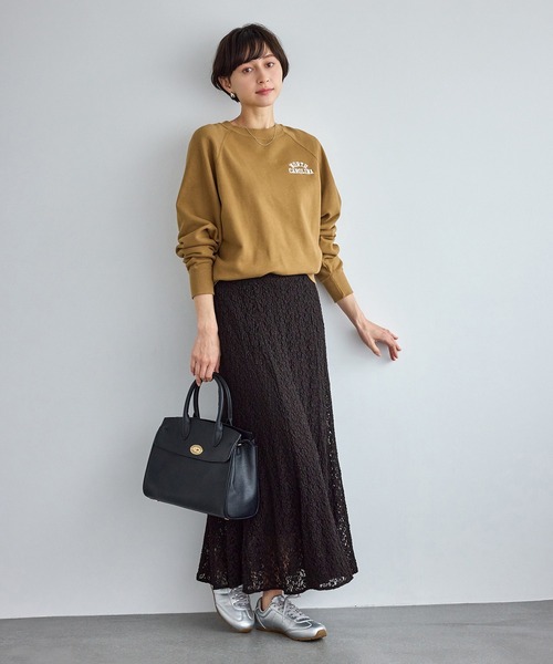 ROPE' PICNIC(ロペピクニック)の「レースマーメイドスカート(スカート・レディース・ブラック/ベージュ系その他4/キナリ・FREE)」の5枚目の写真