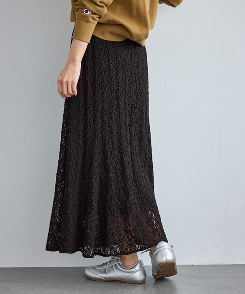 ROPE' PICNIC(ロペピクニック)の「レースマーメイドスカート(スカート・レディース・ブラック/ベージュ系その他4/キナリ・FREE)」の8枚目の写真