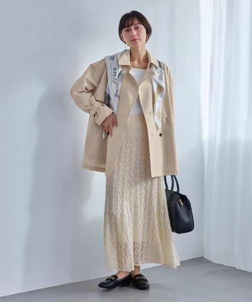 ROPE' PICNIC(ロペピクニック)の「レースマーメイドスカート(スカート・レディース・ブラック/ベージュ系その他4/キナリ・FREE)」の15枚目の写真