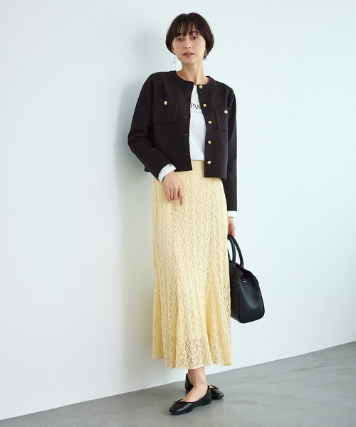 ROPE' PICNIC(ロペピクニック)の「レースマーメイドスカート(スカート・レディース・ブラック/ベージュ系その他4/キナリ・FREE)」の16枚目の写真