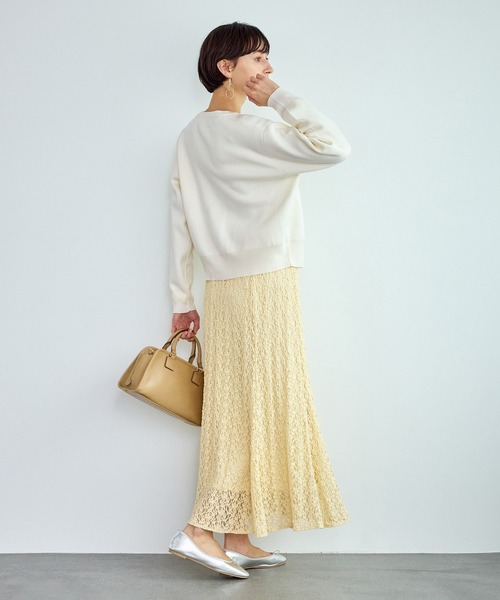 ROPE' PICNIC(ロペピクニック)の「レースマーメイドスカート(スカート・レディース・ブラック/ベージュ系その他4/キナリ・FREE)」の21枚目の写真