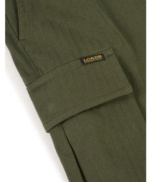 LORES（ロアス）の「Cotton Cargo Pant - Olive（その他パンツ・レディース・その他・M/L）」の4枚目の写真