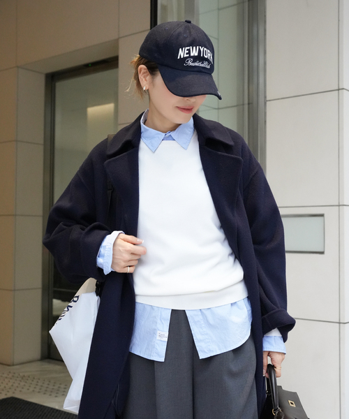 Deuxieme Classe(ドゥーズィエムクラス)の「追加 *Essential ガウンコート(その他アウター・レディース・ネイビー・FREE)」の3枚目の写真