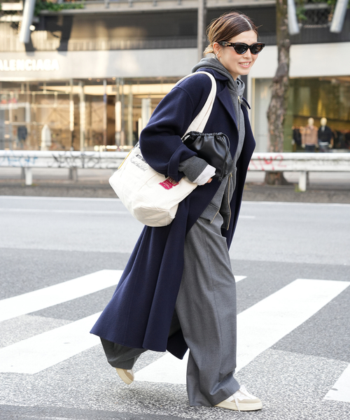 Deuxieme Classe(ドゥーズィエムクラス)の「追加 *Essential ガウンコート(その他アウター・レディース・ネイビー・FREE)」の5枚目の写真