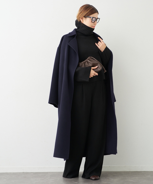 Deuxieme Classe(ドゥーズィエムクラス)の「追加 *Essential ガウンコート(その他アウター・レディース・ネイビー・FREE)」の9枚目の写真