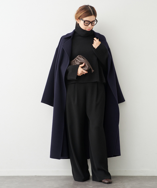 Deuxieme Classe(ドゥーズィエムクラス)の「追加 *Essential ガウンコート(その他アウター・レディース・ネイビー・FREE)」の10枚目の写真