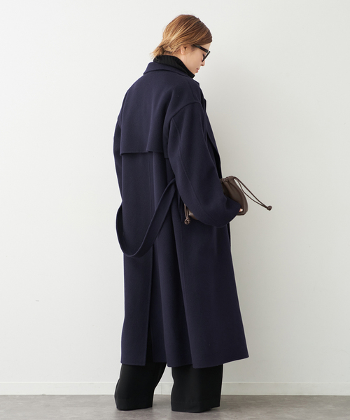 Deuxieme Classe(ドゥーズィエムクラス)の「追加 *Essential ガウンコート(その他アウター・レディース・ネイビー・FREE)」の12枚目の写真