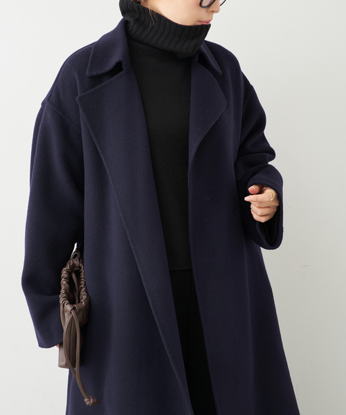 Deuxieme Classe(ドゥーズィエムクラス)の「追加 *Essential ガウンコート(その他アウター・レディース・ネイビー・FREE)」の13枚目の写真