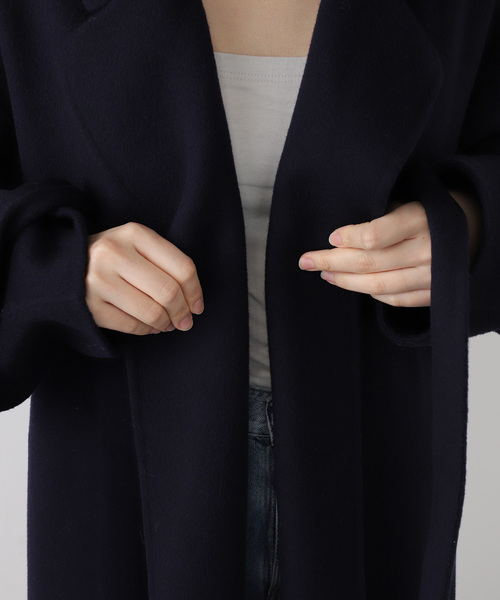 Deuxieme Classe(ドゥーズィエムクラス)の「追加 *Essential ガウンコート(その他アウター・レディース・ネイビー・FREE)」の21枚目の写真