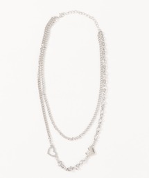 apres jour mignon（アプレジュールミニョン）の「【apresjour mignon×ARIAZ】ハートモチーフ2連ネックレス（ネックレス）」